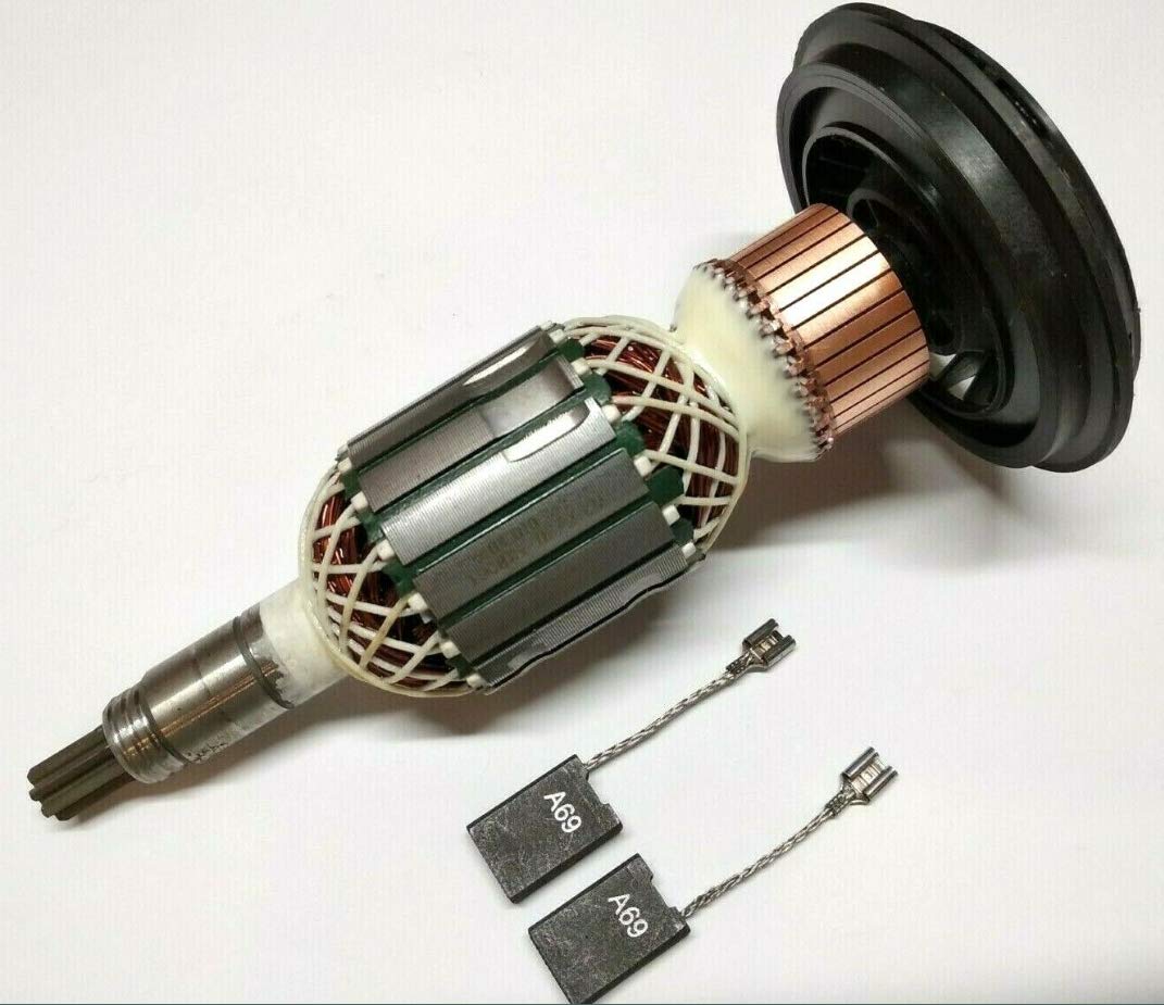 Rotore di ancoraggio del motore + ingranaggio eccentrico, per Bosch GSH 11 E, Berner BCDH-11, WÜRTH MH 10-SE