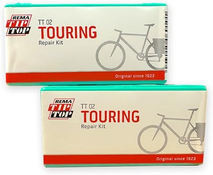 Rema Two 2 Touring Bicycle Tube Patch Repair Kits TT02 22 - Large TT O2
