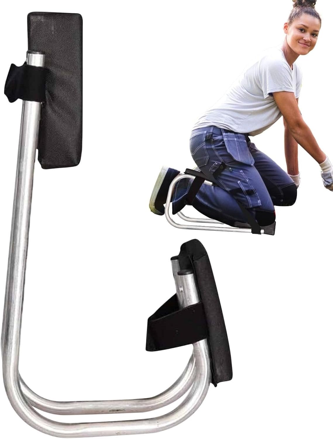 Knee Seat Gardening Stool for Pruning, Farm Work, Weeding - Adjustable, Labor-Saving Tool for Gardeners, Farmers - Comfortable Garden Seat