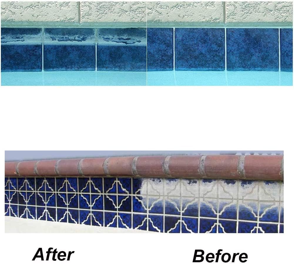 ATIE Pool Pumice Stone with EZ-Clip Handle to Reomve Erase Rust Stain Spot in Concrete Plaster Pool Spa and Calcium Deposit on Pool Tile (3 Pack)