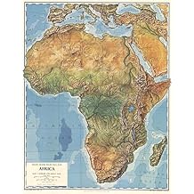 Gifts Delight Laminated 24x31 Poster Physical Map - South Africa Map Geography of South Africa Map of South Africa Long Hairstyles