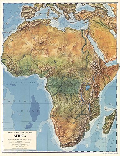Gifts Delight Laminated 24x31 Poster: Physical Map - South Africa Map Geography of South Africa Map of South Africa Long Hairstyles