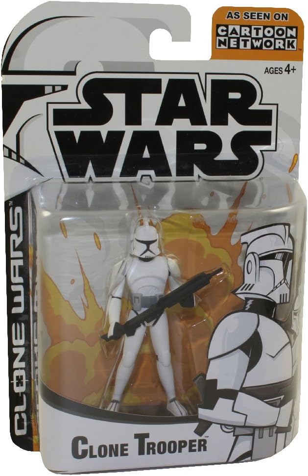 Star Wars Cartoon Network Clone Wars Clone Trooper (White Armor)