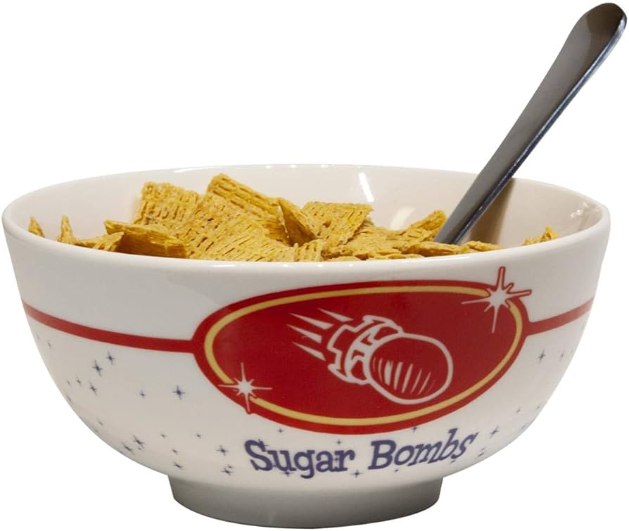 Amazon.com | JUST FUNKY OFFICIAL Fallout Sugar Bombs Cereal Bowl Amazon.com | JUST FUNKY OFFICIAL Fallout Sugar Bombs Cereal Bowl