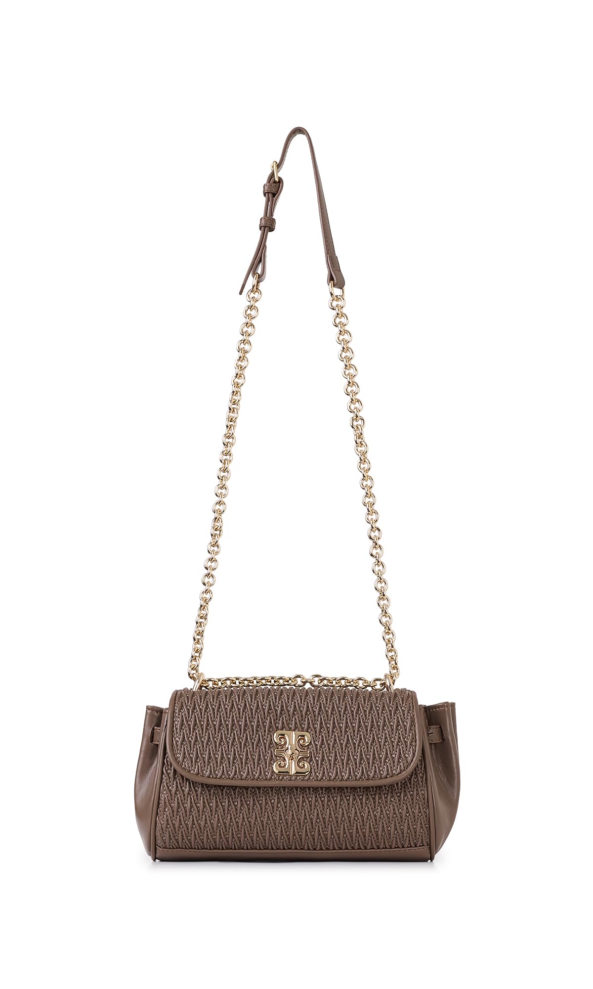 Suni Deri Polyester, KOYU VIZON, 25x14x8