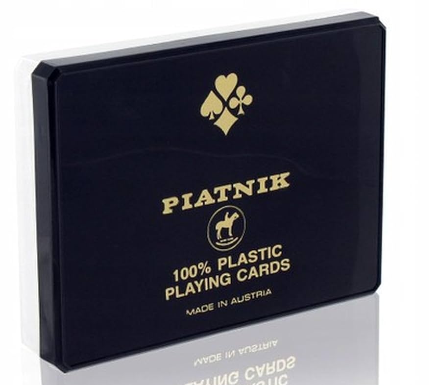 Amazon.com: Piatnik 100% Plastic Bridge Double Deck Playing