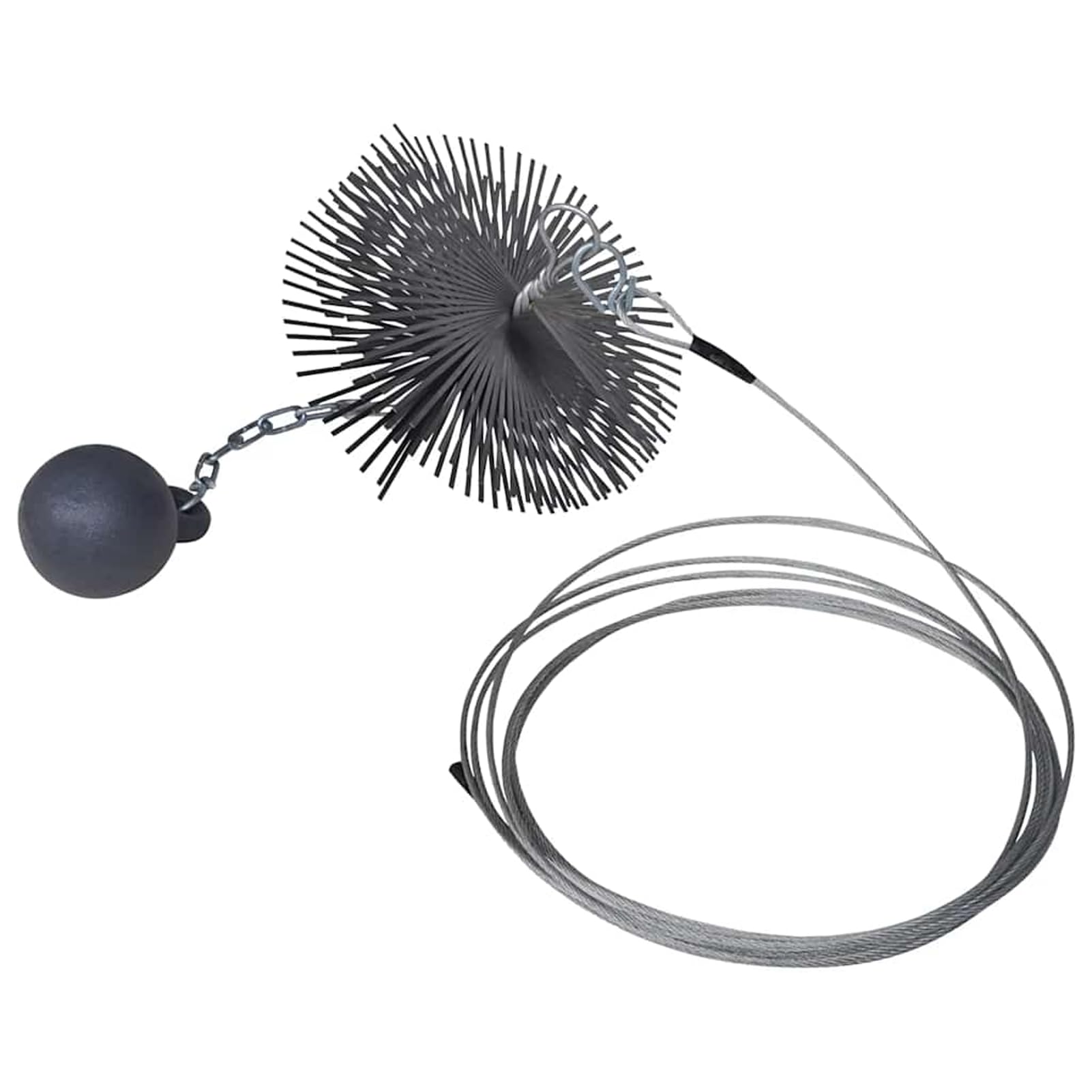 Spazzola Rotonda per Canna Fumaria Diametro 20 cm