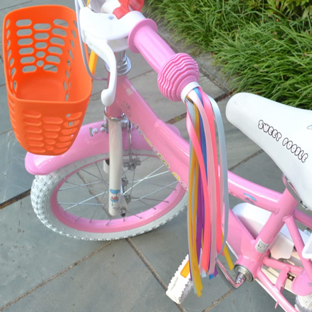 Egurs Fahrradlenker Streamer 1 Pair Kinder Fahrrad Luftschlangen Fahrrad Griffe Ribbon Bunte Quasten Bänder Dekoration Kids Fahrrad Zubehör Kinder Roller Deko für Jungen Mädchen Regenbogen 1# Sport & Freizeit