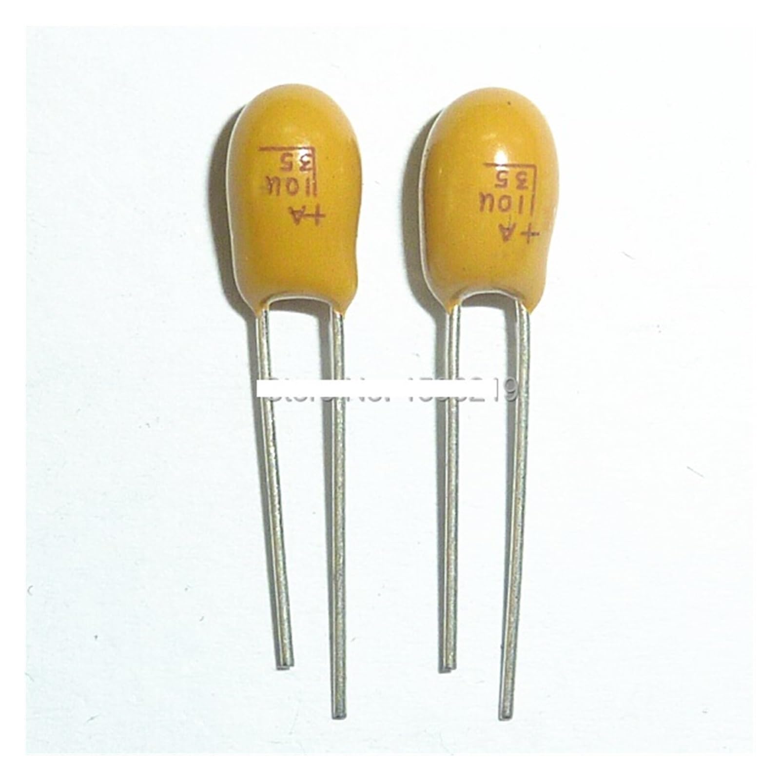 ICXLPMC 20pcs Tantalum capacitor 10uF 35V 106 35V10uF DIP Radial