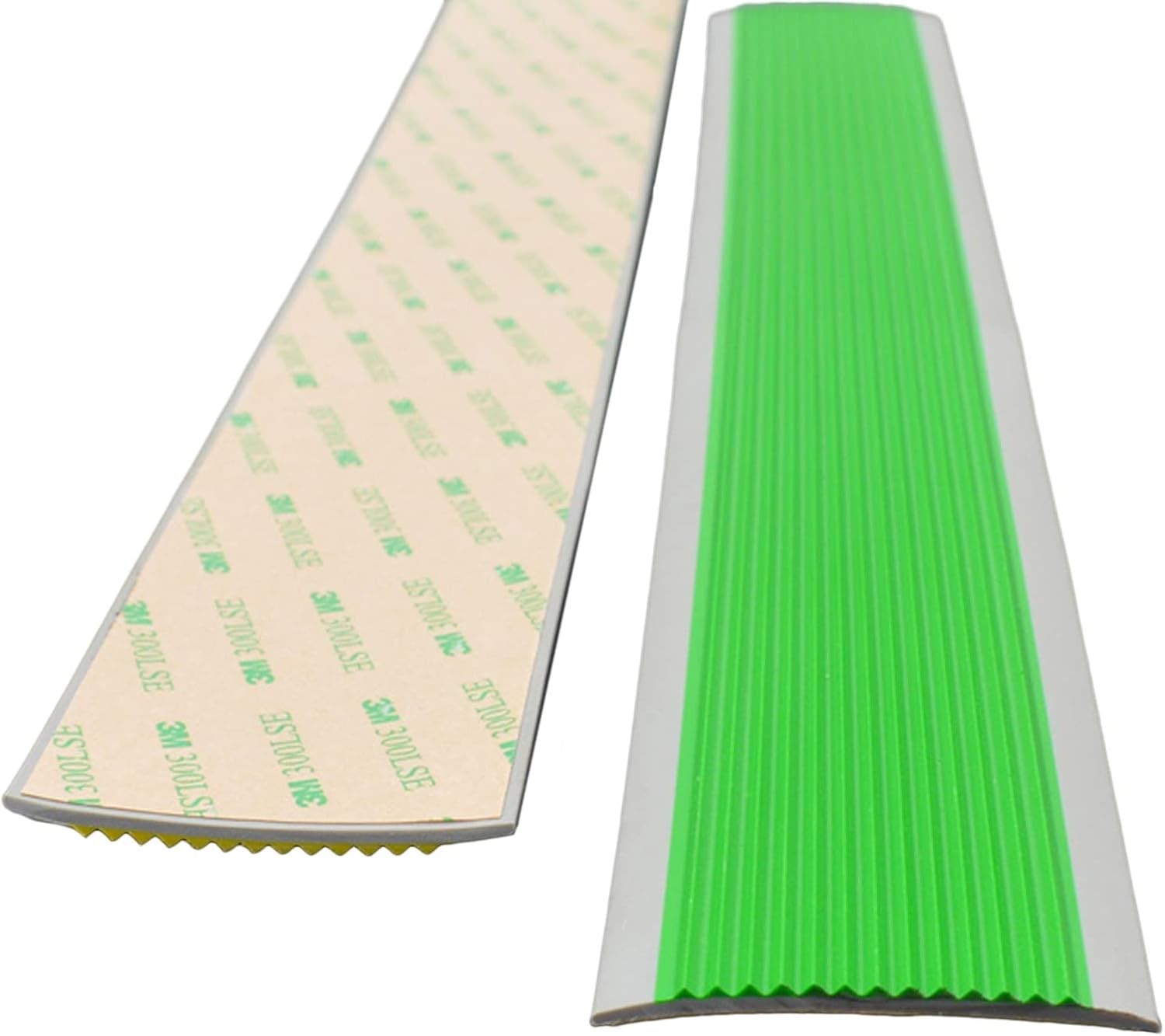 Door Strip Threshold Transition Strip 2.36 Inch W Stairs Strips Non-Slip Stairs Treads, Self Adhesive Steps Tape for Kindergarten School Home Hotel, Floor Gaps Transition Strip