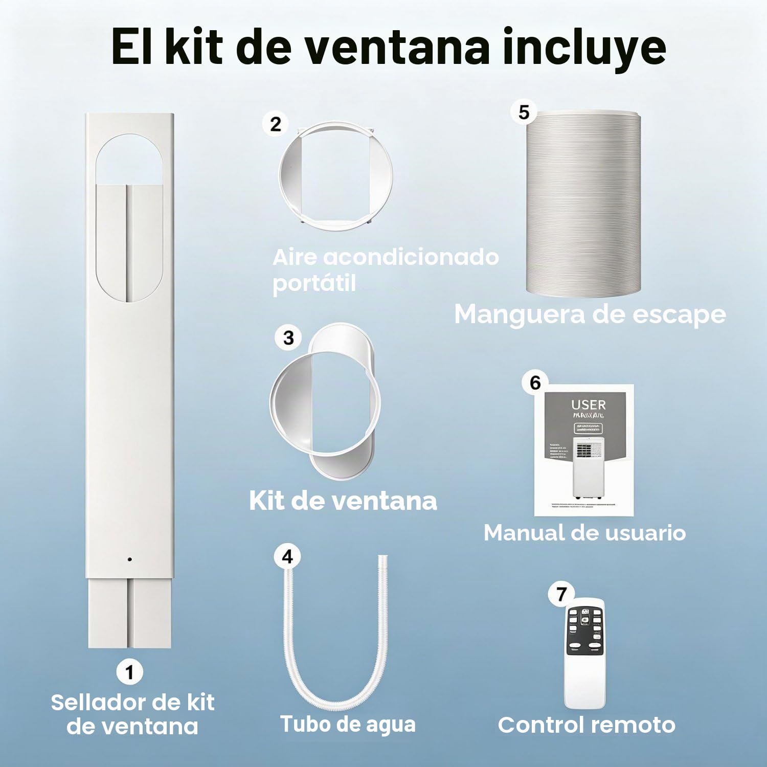 Unidad de Aire Acondicionado portátil de Uso Comercial para oficinas. 18000BTU | Unidad de aire acondicionado de pie; para oficinas, talleres, almacenes y espacios comerciales.