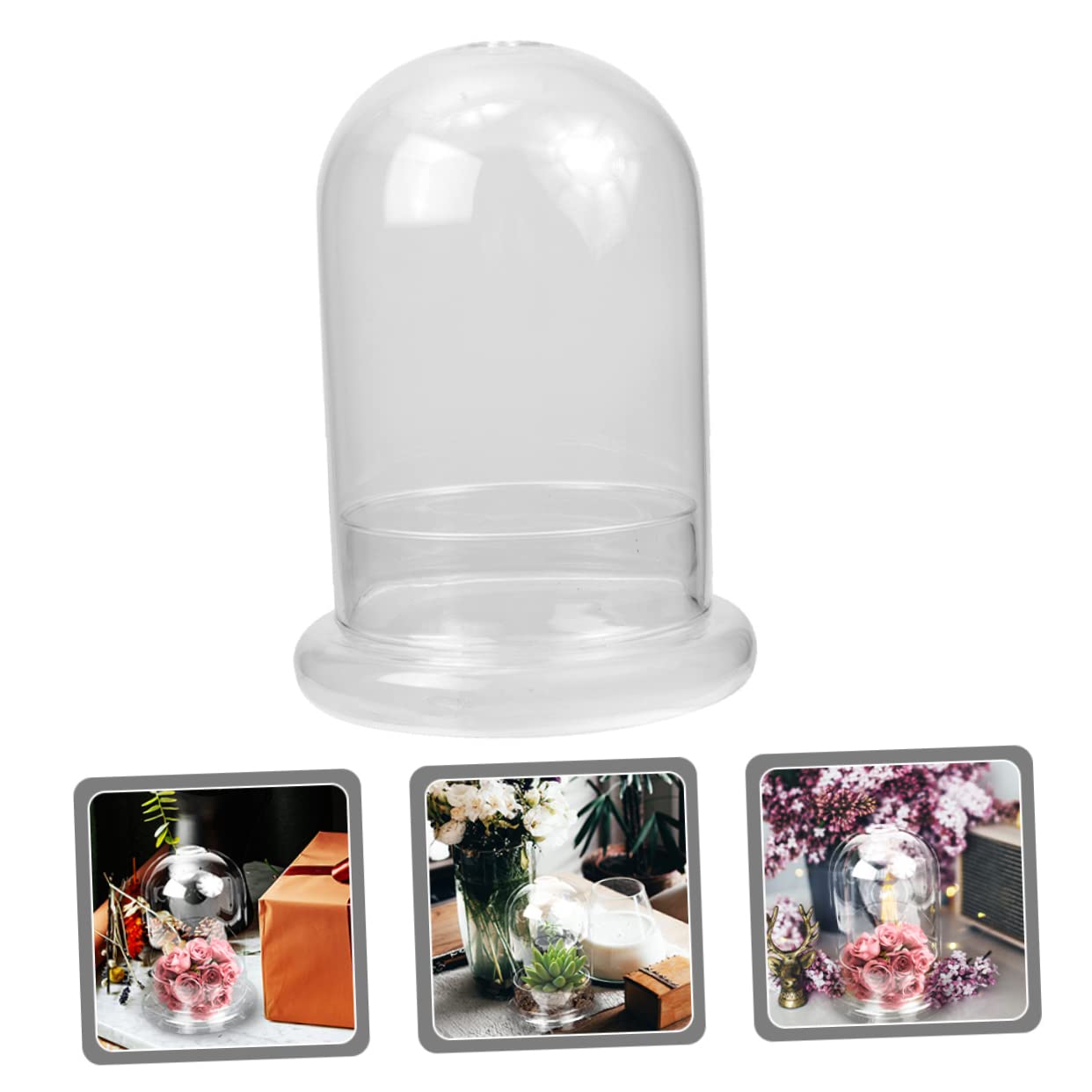 BESTonZON Vaso Terrario Bottiglia in Vetro Ecologica Per Micro Paesaggi Coltivazione Di Piante Di Muschio Contenitore Decorativo Per Paesaggi Fai Da Te