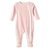 Baby Boy Girl Footie Jumpsuit 100&percnt; Cotton Footed Long Sleeves Snap Summer Outfits for 0-12 Months