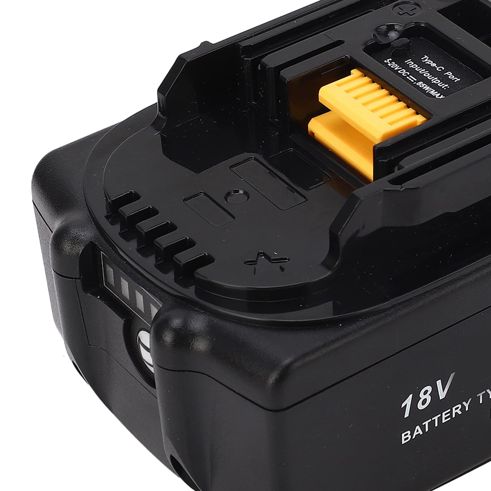 TARSHYRY Batería de Iones de Litio de 18 V con Indicador de Alimentación LED Tipo C para Varios Modelos, Alta Capacidad y Rendimiento Duradero (4.0Ah)