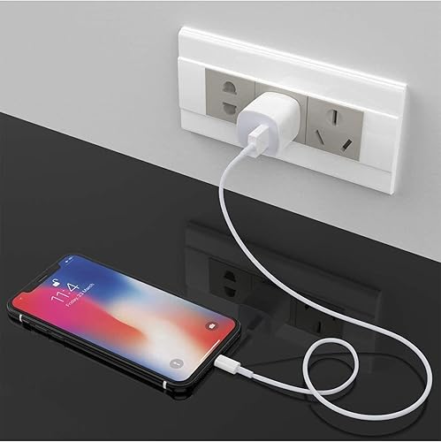Miniatura 5 de Cargador de pared USB GKW 5 W adaptador de corriente compatible con Apple iPhone 13 12 11 10 8 7 6S 6 5 SE XS MAX XR X SE 2020 2022 Galaxy S7S6S5