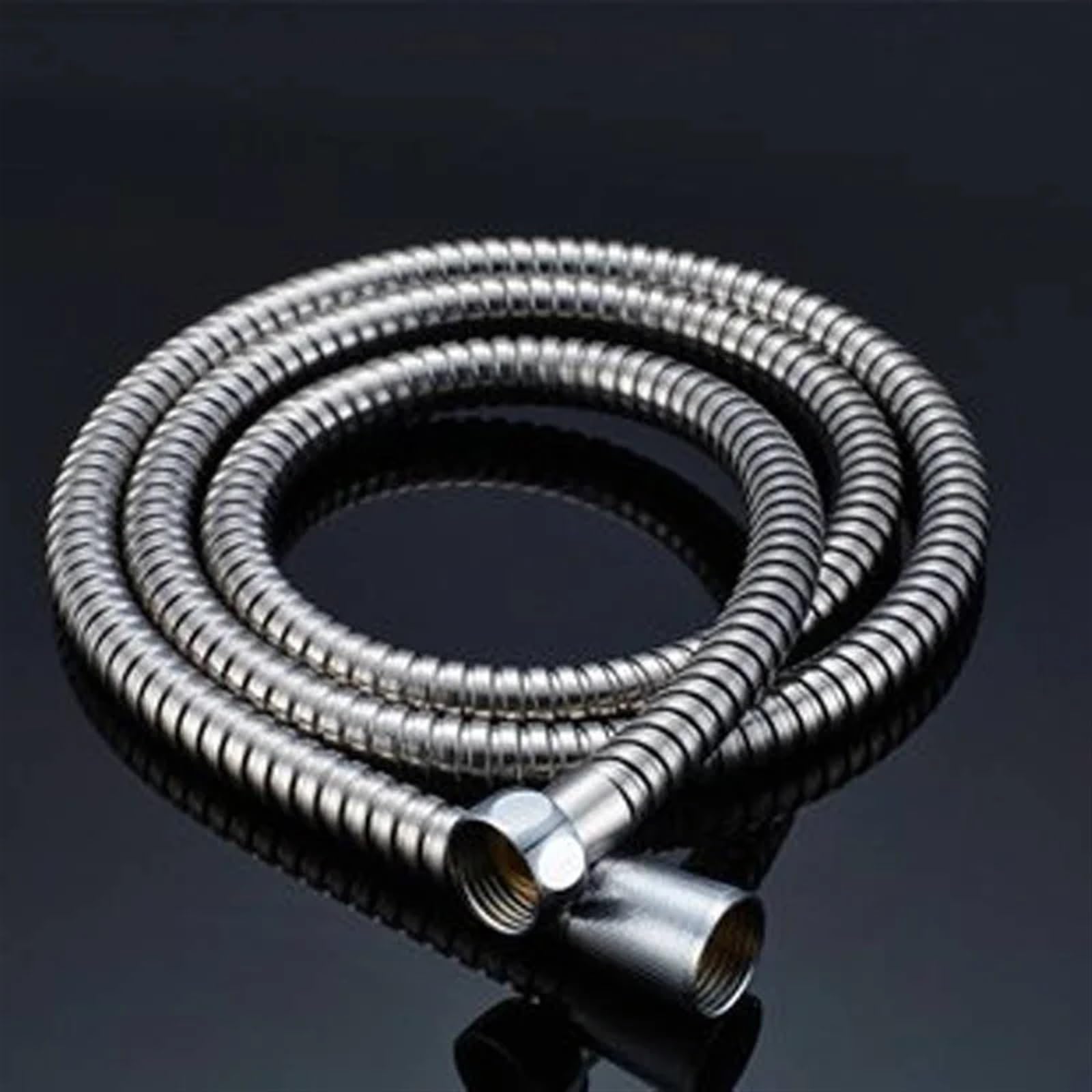 Manguera de ducha PVC acero inoxidable 304 | Oro 1,5/2/3/5 metros Uso en el baño: Manguera de ducha de acero inoxidable(2m)