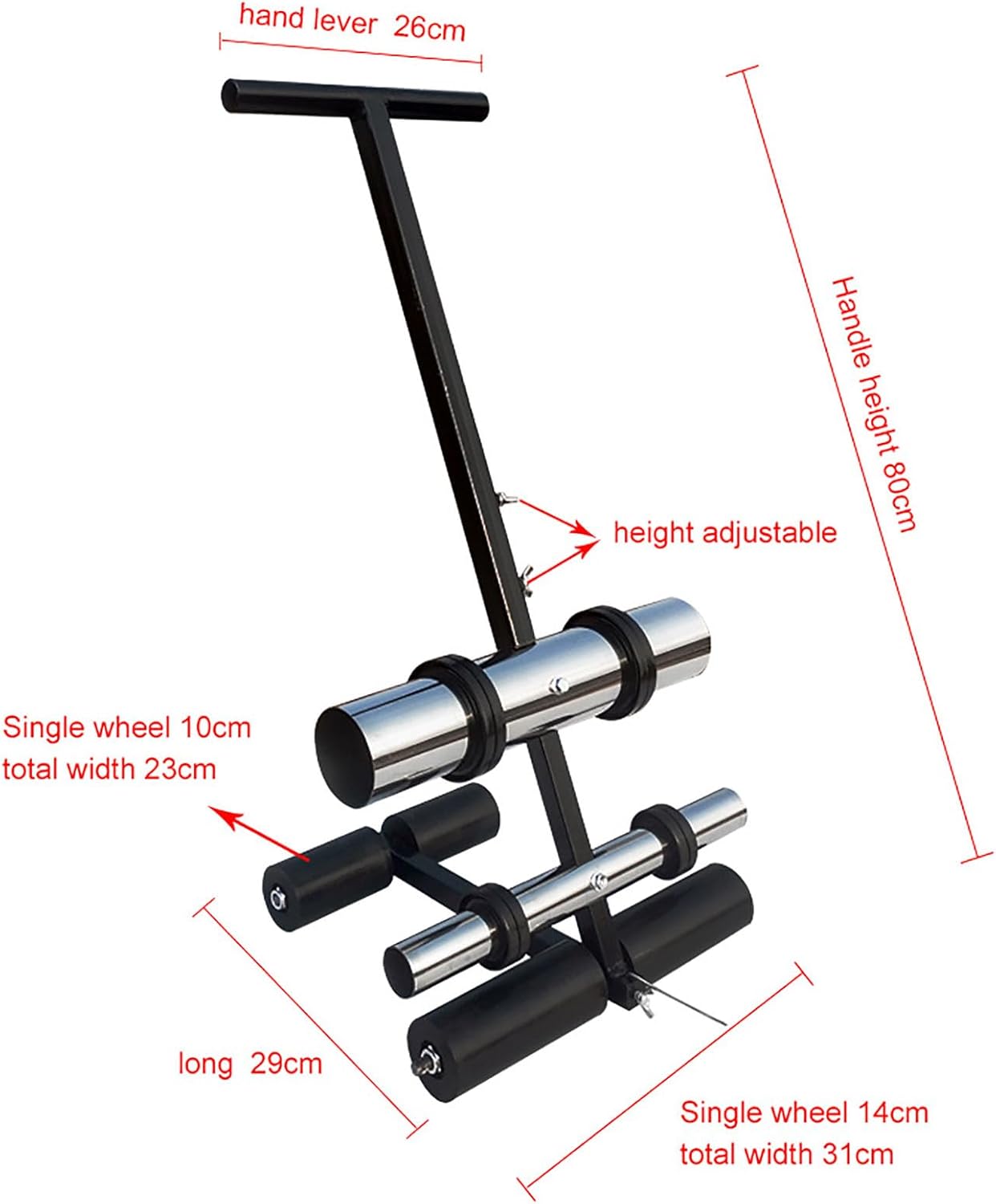 Tape Marking Machine Hand-Push Sticking Lane Applicator with Rubber Roller Manual Floor