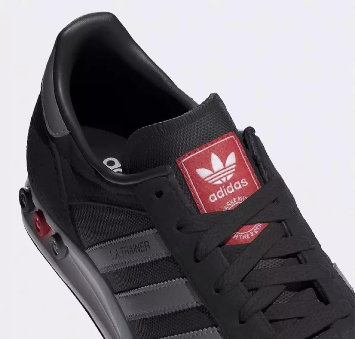 adidas Originals Black LA Trainer IG1750 - Zapatillas deportivas para hombre, clásicas, cómodas, retro, para gimnasio, correr