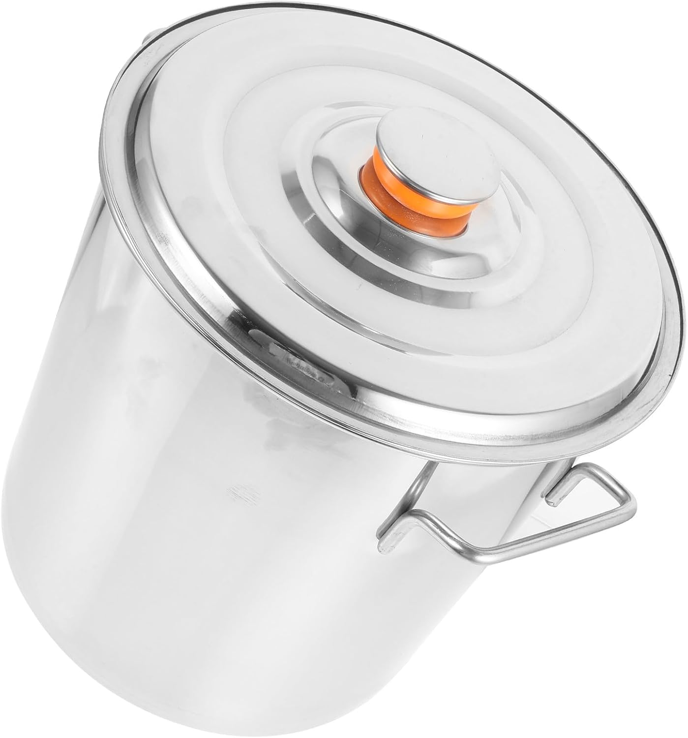 Stainless Steel Crawfish Cook Pot 25# Seafood Boiler Metal Soup Stockpot Kitchen Cooking Supplies for Seafood Stew and Boil