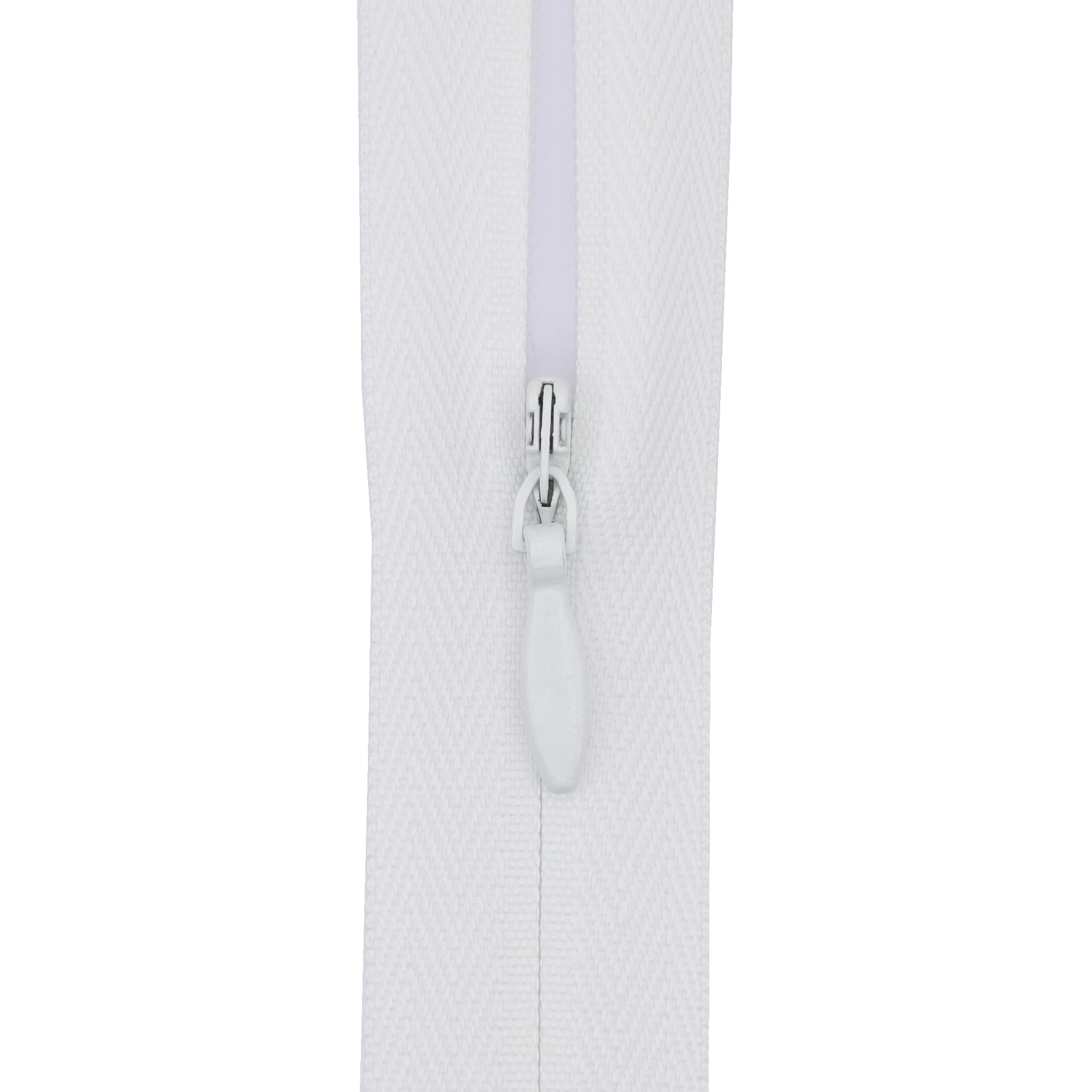 Y-Connection Natural White 5X #3 Invisible Zip 22 Inch (56Cm) – Close-End-With Woven Tape For Bridal Gowns, Maxi Dresses & Large Upholstery - Hidden Nylon Zips For Tailoring & Decor (Natural White)