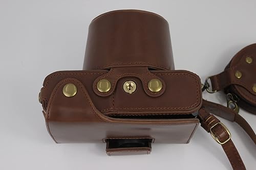 Miniatura 7 de Funda Z fc Zfc, BolinUS hecha a mano de piel sintética de cuerpo completo para cámara Nikon Z fc Zfc con versión de apertura inferior de lente de