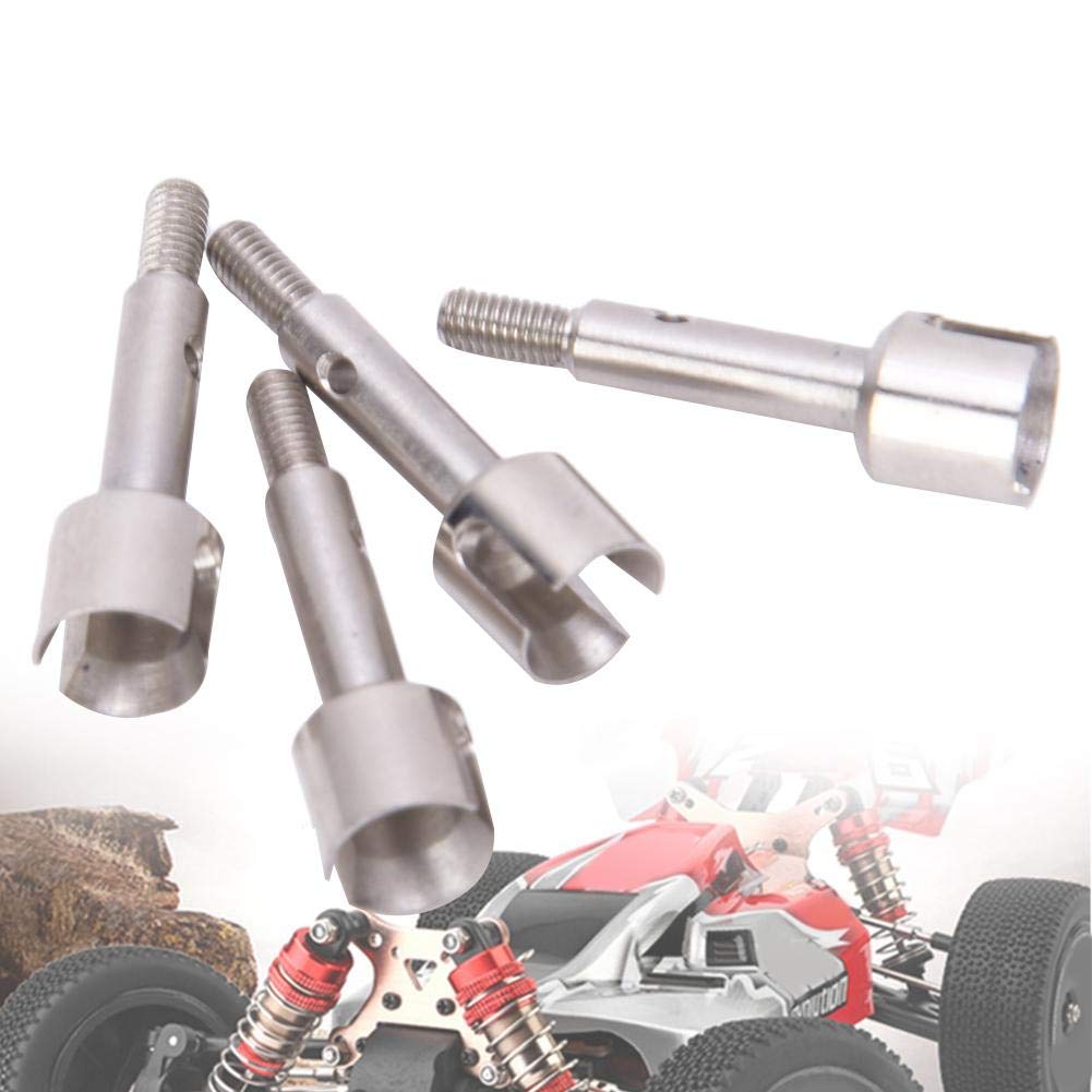 Lot De 4 Essieux Arrière En Acier Pour Voiture RC WLtoys 144001 1/14 4WD - Pièce De Rechange Pour Modèle Radiocommandé