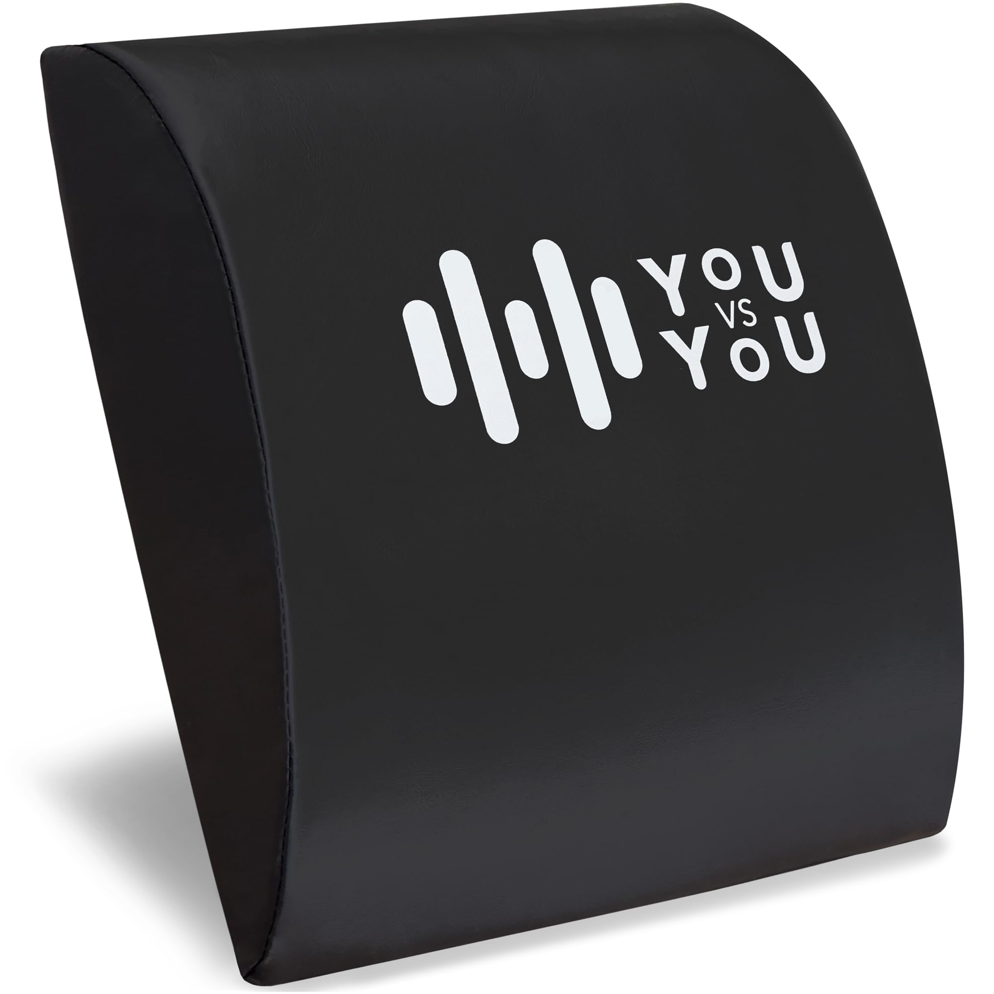 You vs You Abdominal Mat, Thick Padded Ab Exercise Mat, Non-Slip Sit Up Mat, Stability Training, Sit-ups and Core Exercise Abs, Sweat Proof and Easy to Clean (Black)