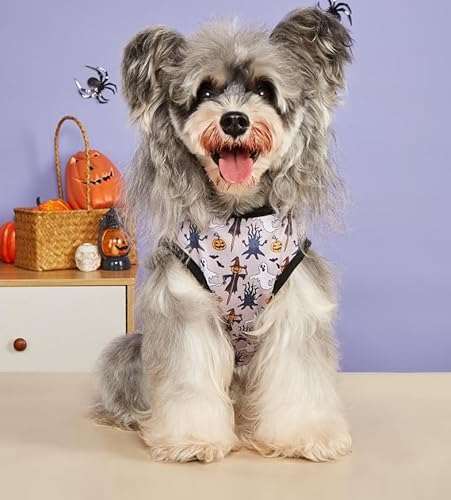 ハロウィン犬用シャツ 犬服 ノースリーブベスト かわいいプリント 超小型犬 中型犬 子犬 猫用