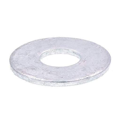 Prime-Line 9080383 Flat Washers, USS, 3/4 In. X 2 In. OD, Hot Dip Galvanized Steel (10 Pack)