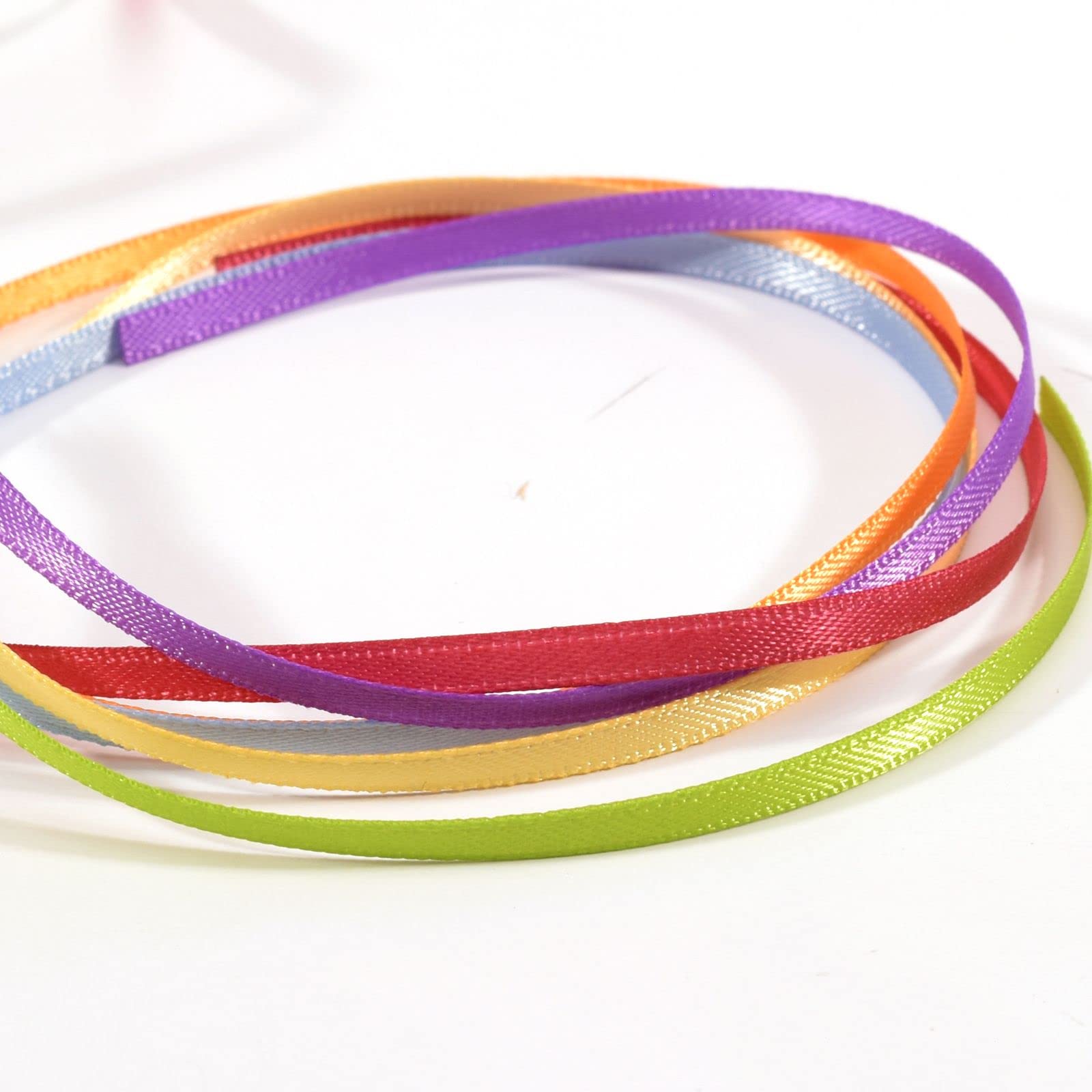 Nastro Satin Biadesivo Vaessen - 6 Colori Primavera, 6 Mm X 2 M, Per Scrapbooking E Regali - Foto 12