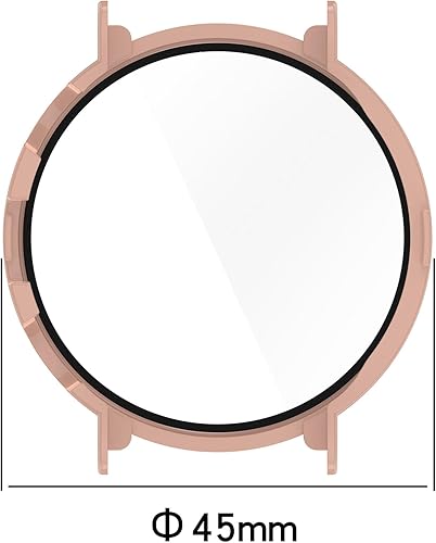 Miniatura 6 de Smartwatch - Funda protectora de policarbonato de cobertura completa con protector de pantalla de vidrio templado compatible con Huawei Watch GT4 de