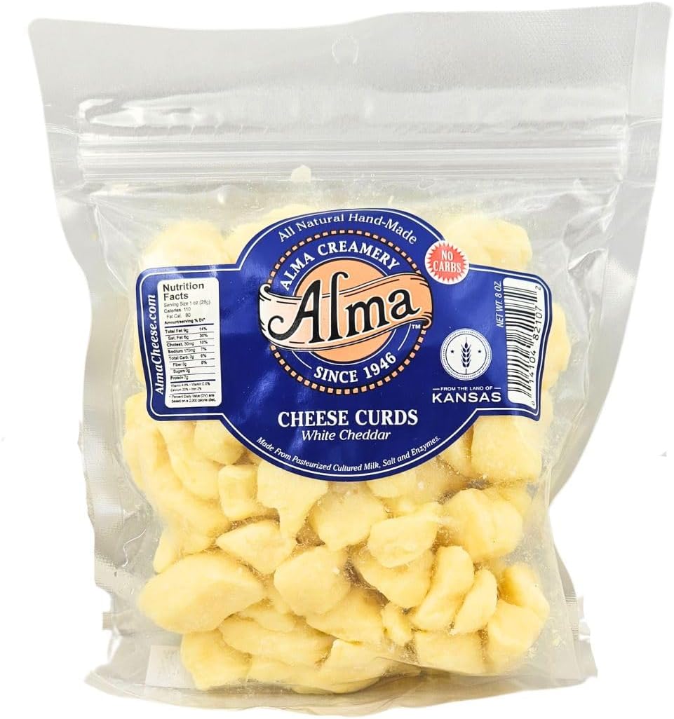 Alma Cheese Curds - White Cheddar (Pack of 4)