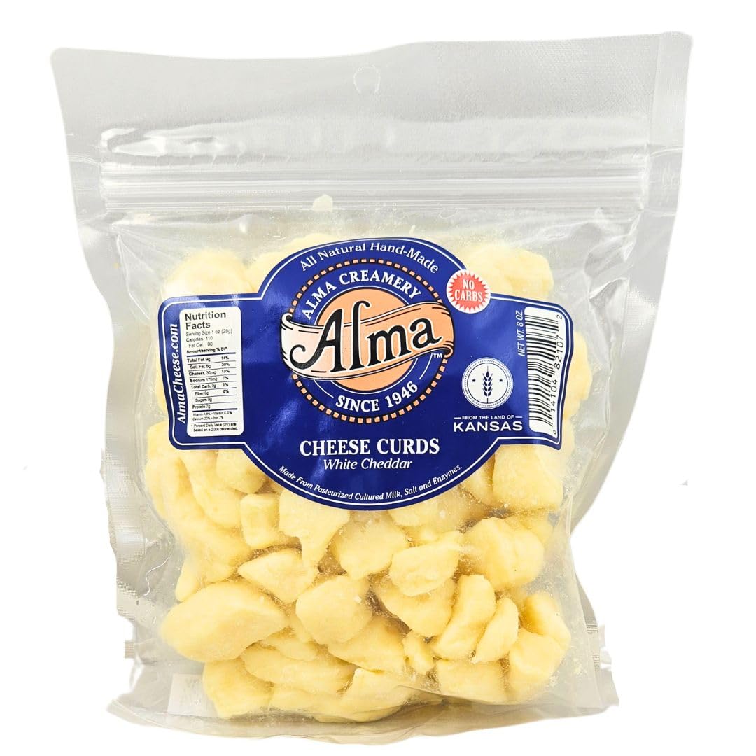 Alma Cheese Curds - White Cheddar (Pack of 4)