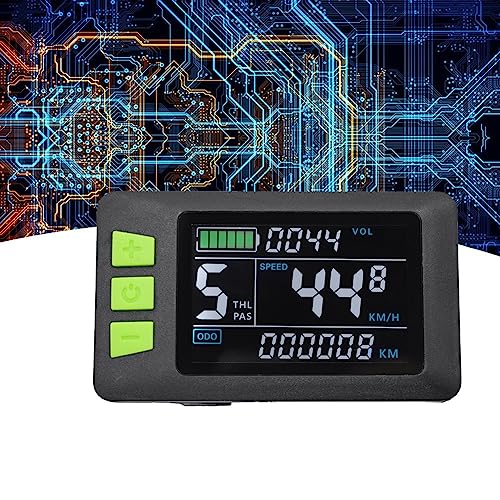 ROBMNE P3C LCD Display Dashboard Colorful Screen 24V 36V 48V 60V Electric Bike Meter for Electric Scooter(6PIN) - Image 3