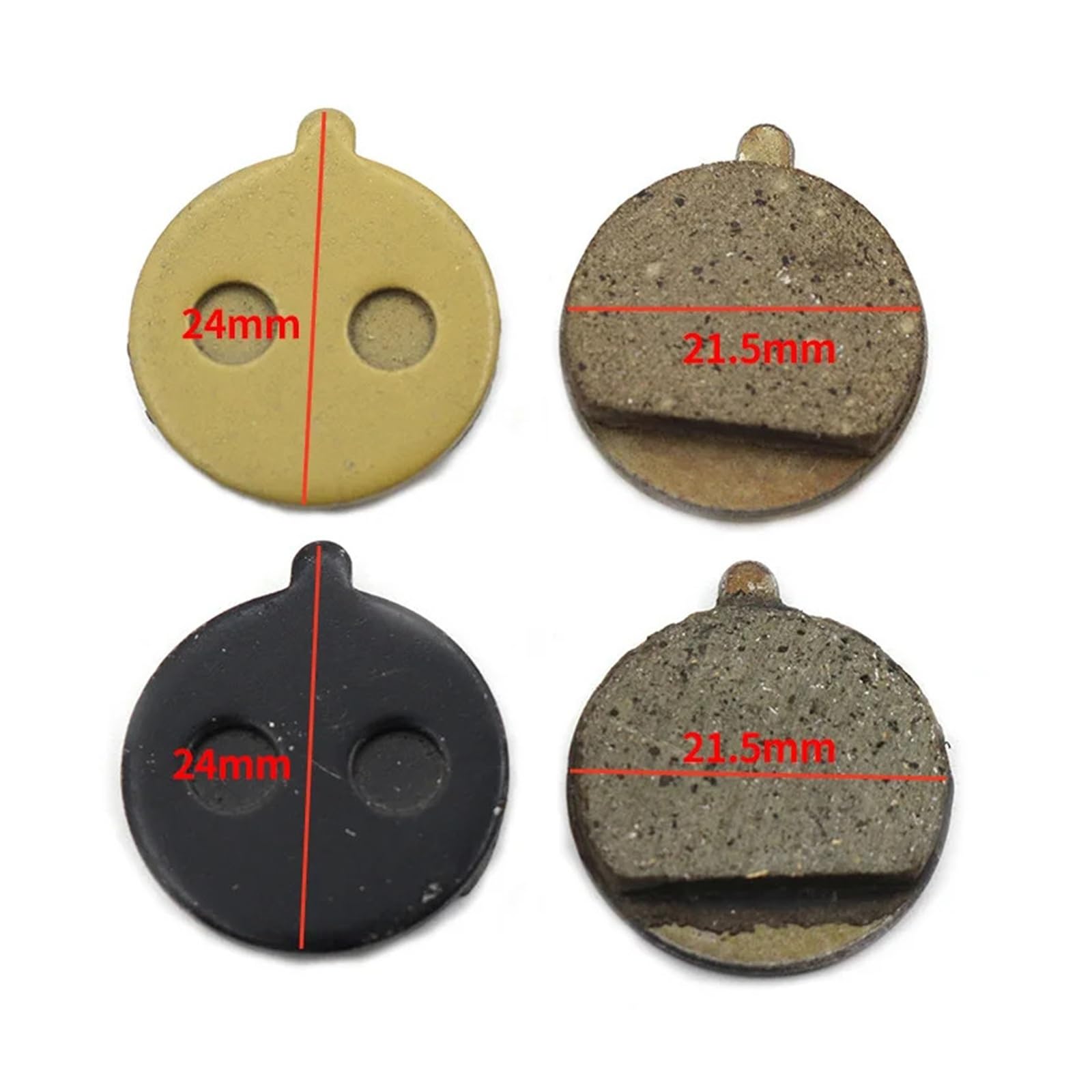 1 2 5 10 Paires De Plaquettes Frein À Disque Scooter Électrique Convient For KuGoo Kit Pièces Rechange M4 PRO freins à disque de scooter(Copper-based 10Pairs)