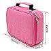 BTSKY®High Capacity Zipper Pens Pencil Case- Multi-Functional Stationery Pencil Pouch 72 Slots Colored Pencil Case Portable Pencil Bags With 2 Removable Sleeves(Pink)