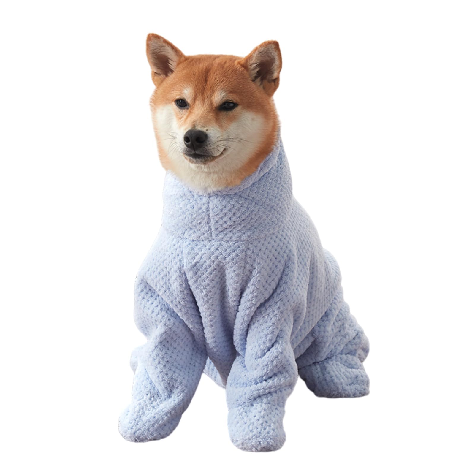 MANON ROSA Dog Bathrobe Towel - Absorbent Microfiber Robe for Small Dogs and Cats - Quick-Drying Pet Drying Towel for After Bath Pool Beach (Small