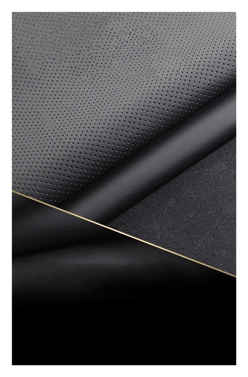 Cubierta Volante Coche Para Volvo Para XC90 Para XC60 Para XC40 Para V90 Para S90 Cuero Negro Protege Interior Funda Volante Coche Cosida A Mano(B)