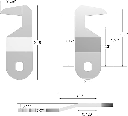 Miniatura 7 de 1 paquete de cerradura de repuesto de caja de herramientas de 1-18 pulgadas, cerraduras tubulares de leva con llave similar, cerradura de