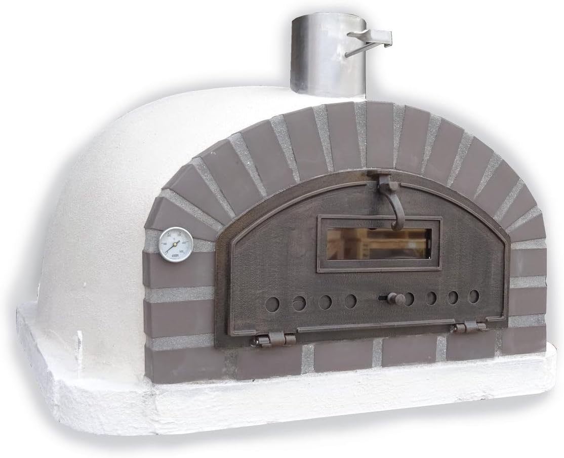 Authentic Pizza Ovens Lume Largo Premium Pizza Oven, Wood Fire Outdoor Oven