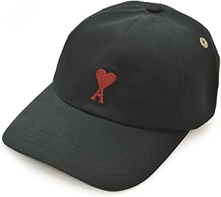 [アミ] ベースボールキャップ paris パリス ハート ロゴ iyai23w029 BFUCP006.CO0051 001 BLACK ブラック