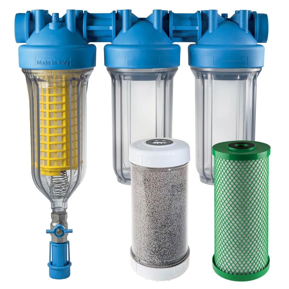 HYDRA BIG Ironmaster 1" filtro in ferro filtro acqua per fontana, filtro acqua domestica, cloro ferro