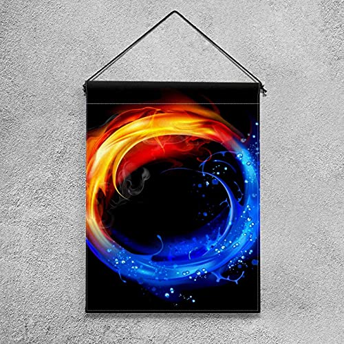 Drapeau de jardin toutes saisons Yin Yang pour décoration extérieure durable - 4