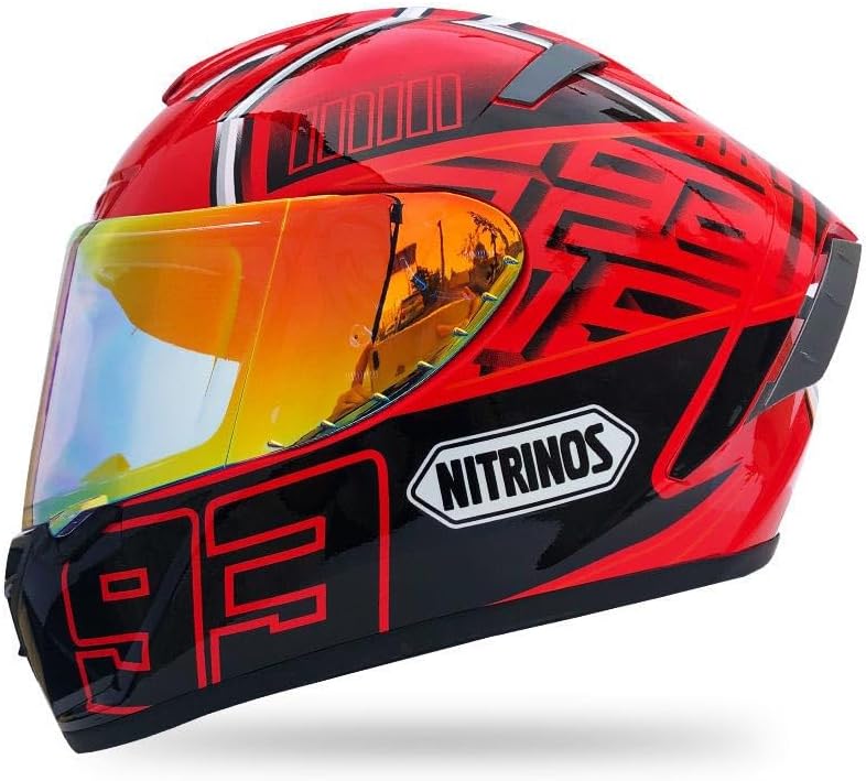 Miniatura 2 de Casco de moto de cara completa X14 rojo Casco de montar Motocross Racing Motobike Casco Casco de Motocicleta