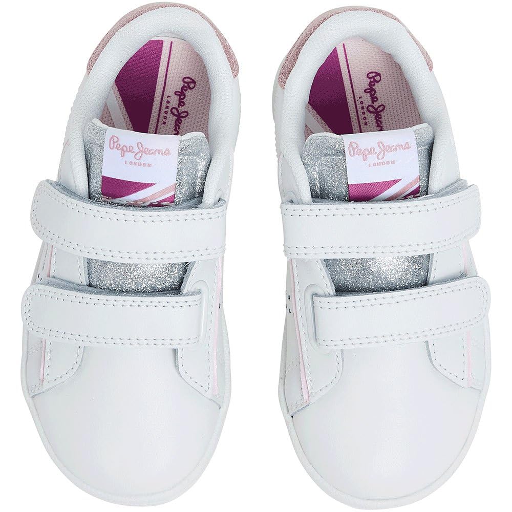 Pepe Jeans Chaussures en Cuir Blanc Player Night GK