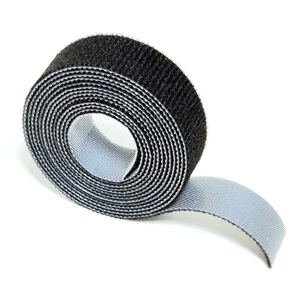 Hsioluted Black Multipurpose Cable Organizer 1Meter Sticky Hook Tape Usbcable Winder Cable Organizer Ties Wire Sticky Hook Tape