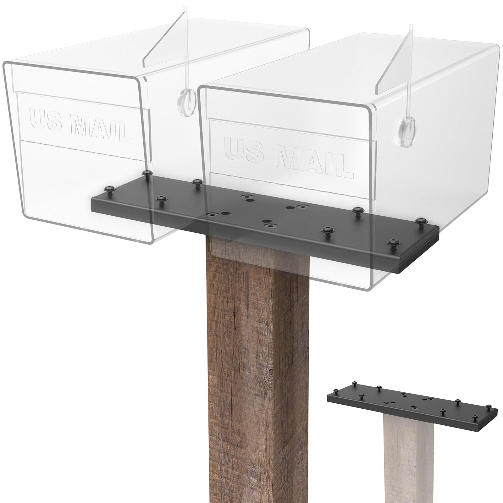 Dual Mailbox Spreader Bar for Double Mailbox Applications (18"X5")