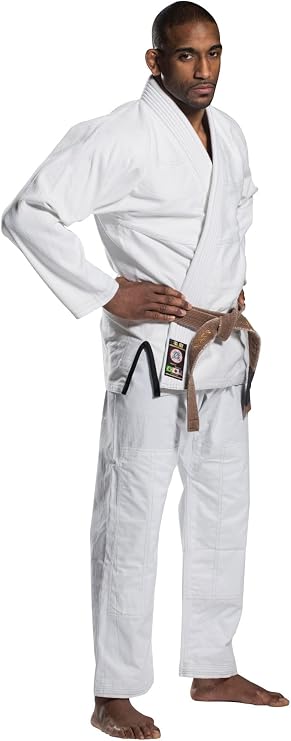 Ronin Brand Plain BJJ Gi - Unisex Brazilian Jiu-Jitsu Gi - 100% Finest Pre Shrunk Cotton 420 GSM Pearl Weave Material