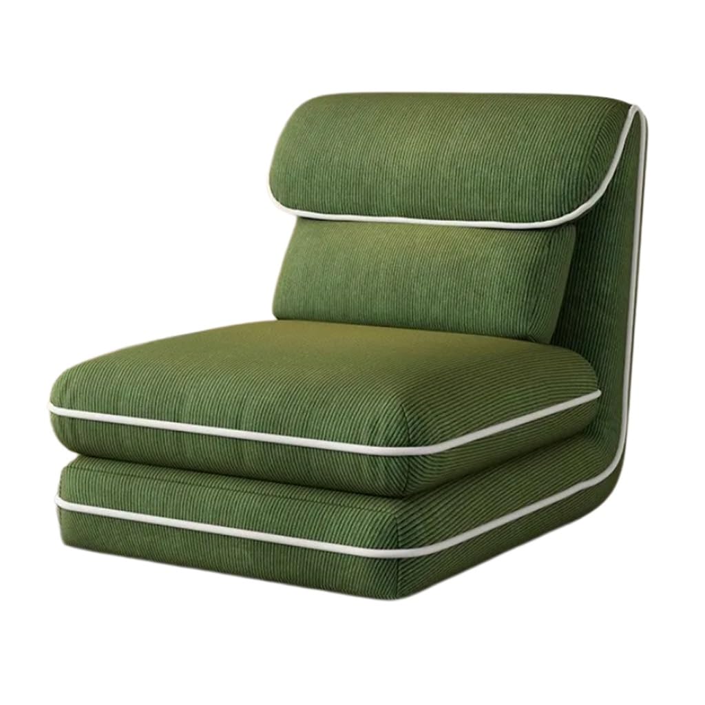 Canapé-lit pliant convertible avec dossier réglable multiposition vert