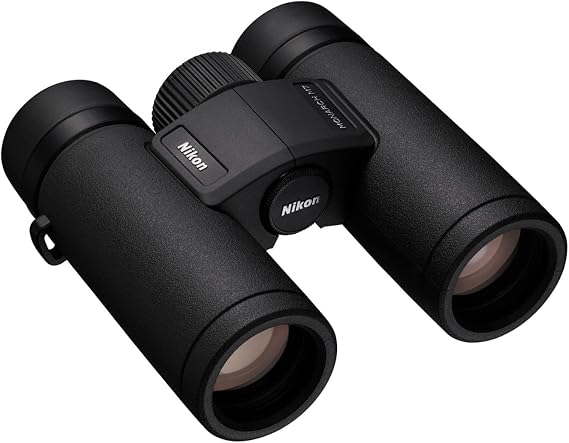 NIKON MONARCH M7 Binoculars | Lightweight Waterproof Fogproof Binoculars with ED Glass & Multilayer Coatings | Wide View, Smooth Focus & Long Eye Relief for Birdwatching, Wildlife & Outdoor Use, 8x30